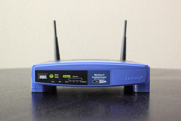 old wireless router that needs to be upgraded